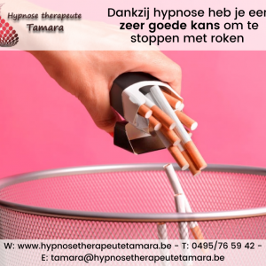 Stoppen met roken door hypnose